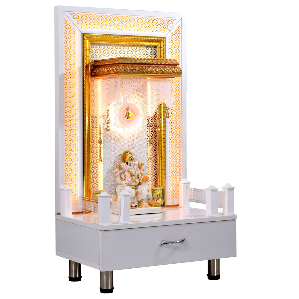 Mandir for home with drawer storage